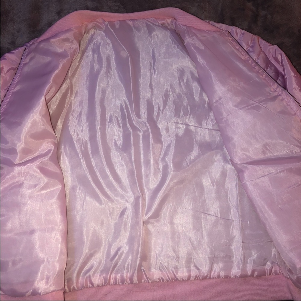 Pink puffer/ bubble jacket - Picture 2 of 4